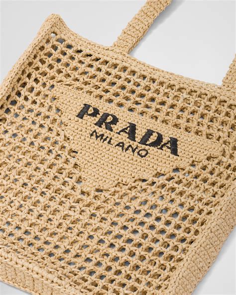 prada paglia bag|prada crochet tote bag.